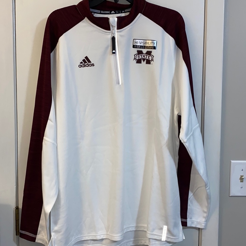 Men’s Adidas 1/4 Zip Pullover- Mississippi State